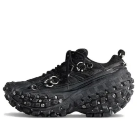 Bouncer Screw-sneakers ”Black Mesh and Nylon with Piercing” 685613W2RAG1081