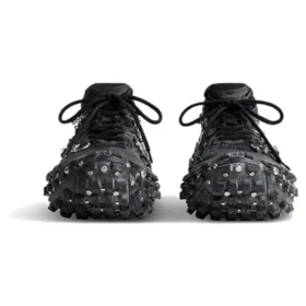 Bouncer Screw-sneakers ”Black Mesh and Nylon with Piercing” 685613W2RAG1081