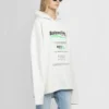 Boxy-luvtröja för kemtvätt ”White” 661711TKVF99085