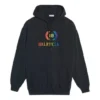 Broderad luvtröja, svart 570798TEV501000