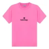 Broderad rundhalsad kortärmad rosa 612964TJVD95764