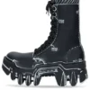 Bulldozer snörstövlar ”Black Outline Calfskin” 672502WBEF21090