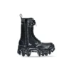 Bulldozer snörstövlar ”Black Outline Calfskin” 672502WBEF21090