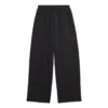 Byxor med elastisk midja och raka ben ”Black” 743903TNT391000