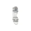 Cagole 110 mm Sandaler ”White Arena Lambskin” 743057WAD4E9081