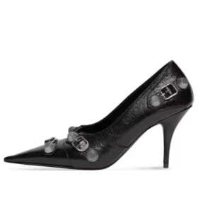 Cagole 90 mm pumps ”Black Arena Lambskin” 714252WAD4E1081