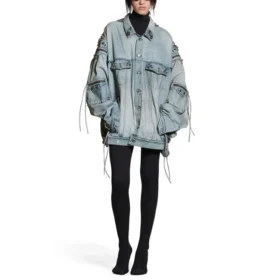 Cagole-jackor i oversized-modell ”Blå” 764521TDW144016