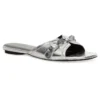Cagole Metallic-tofflor ”Silver Black” 694342WBDK38018