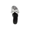 Cagole Metallic-tofflor ”Silver Black” 694342WBDK38018