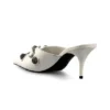 Cagole-mules med klackskor ”White Lambskin” 714253WAD4E9081