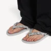 Cagole-sandal för dam i Balenciaga-grå/kristall