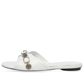 Cagole-sandaler ”White Arena Lambskin” 694342WAD4E9081