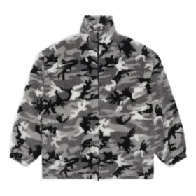 Camouflage-jackor med dragkedja ”Grey” 681818TLQ121240
