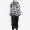 Camouflage-jackor med dragkedja ”Grey” 681818TLQ121240