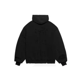 Caps Destroyed Luvtröjor ”Black White” 659403TKVB61093