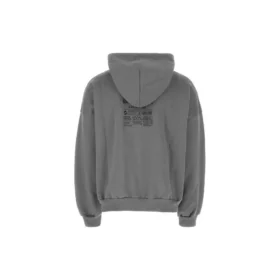 Care Label-luvtröja, medelpassform ”Grey Black” 725565TNVL61219