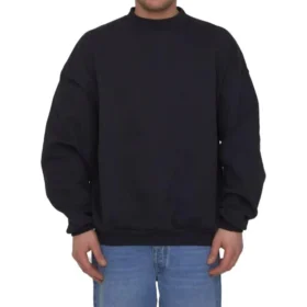 Care Label-tröja med rund hals ”Black” 724511TNVL61070