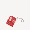 Charm/nyckelring med chips-motiv i rött Charm/nyckelring med chips-motiv i rött