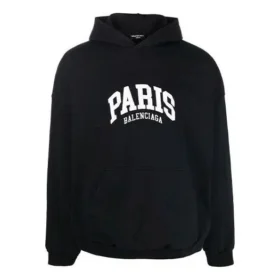 Cities Paris-luvtröja, vid passform ”Black White” 674986TLVL81070