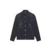 Cities Paris Oversized-Denim-jackor ”Washed Black White” 690198TBP479034