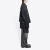 Cities Paris Oversized-Denim-jackor ”Washed Black White” 690198TBP479034
