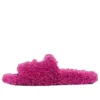 City Paris pälsbeklädda tofflor ”Pink” 654261W2DO25301