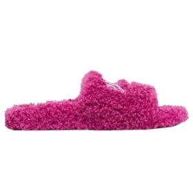 City Paris pälsbeklädda tofflor ”Pink” 654261W2DO25301