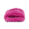 City Paris pälsbeklädda tofflor ”Pink” 654261W2DO25301