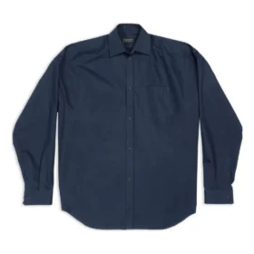 Cocoon-skjorta ”Navy Blue” 725367TNM158065