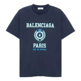 College 1917 T-shirt med medium passform ”Blue” 612965TMV954140