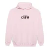Crew-tröja med alfabetmönster, rosa 578135TIV751900
