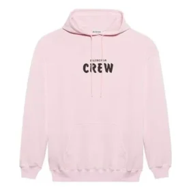 Crew-tröja med alfabetmönster, rosa 578135TIV751900