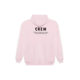 Crew-tröja med alfabetmönster, rosa 578135TIV751900