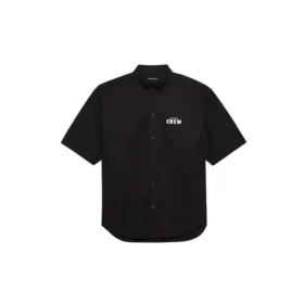 Crew-tröja med korta ärmar ”Black” 622251TIM391000