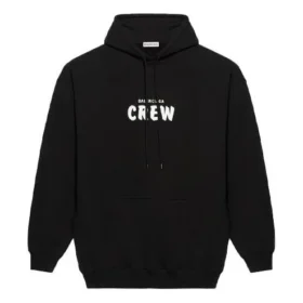 Crew-tröja med tryck, svart 578135TIV751070