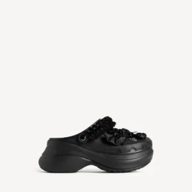 Crocs™-mule för dam med Jibbitz™ i svart