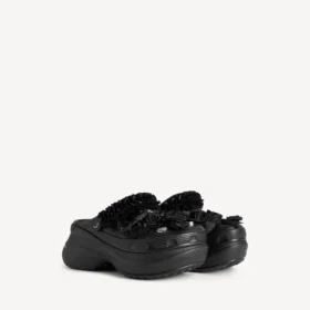 Crocs™-mule för dam med Jibbitz™ i svart
