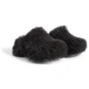 Crocs Mules ”Black Fake Fur on Rubber” 720762W0FOU1000