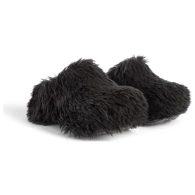 Crocs Mules ”Black Fake Fur on Rubber” 720762W0FOU1000
