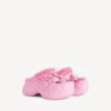 Crocs™-mules för damer med Jibbitz™ i ljusrosa Crocs™-mules för damer med Jibbitz™ i ljusrosa