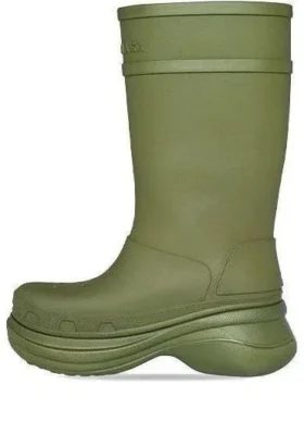 Crocs x Balenciaga-stövlar ”Army Green” 677384W1S8E3195