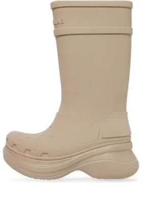 Crocs x Balenciaga-stövlar ”Beige” 677384W1S8E2500