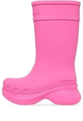 Crocs x Balenciaga-stövlar ”Bright Pink” 677388W1S8E5300