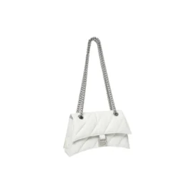 Crush liten kedjeväska, quiltad ”Optic White” 716351210J09001