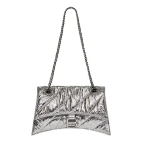 Crush liten kedjeväska, quiltad ”Silver” 716351210IW8110