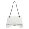 Crush medelstor kedjeväska, quiltad ”Optic White” 716393210J09001
