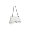 Crush medelstor kedjeväska, quiltad ”Optic White” 716393210J09001