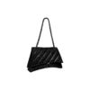 Crush Medium kedjeväska, quiltad ”Black” 716393210IY1000