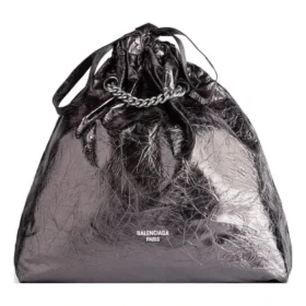Crush Medium Tote Bag Metallized ”Grey” 7429412AATG1314