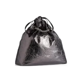 Crush Medium Tote Bag Metallized ”Grey” 7429412AATG1314